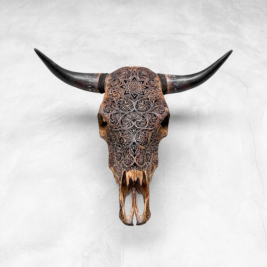 Supernova | Crânes de taureaux sculptés à la main