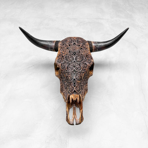 Supernova | Crânes de taureaux sculptés à la main